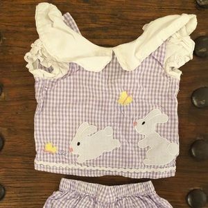 9 Month Seersucker Easter Outfit